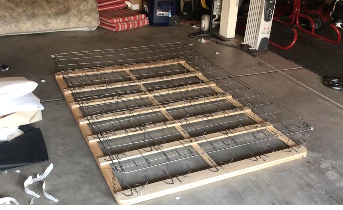 Mattress recycling operations at our facility
